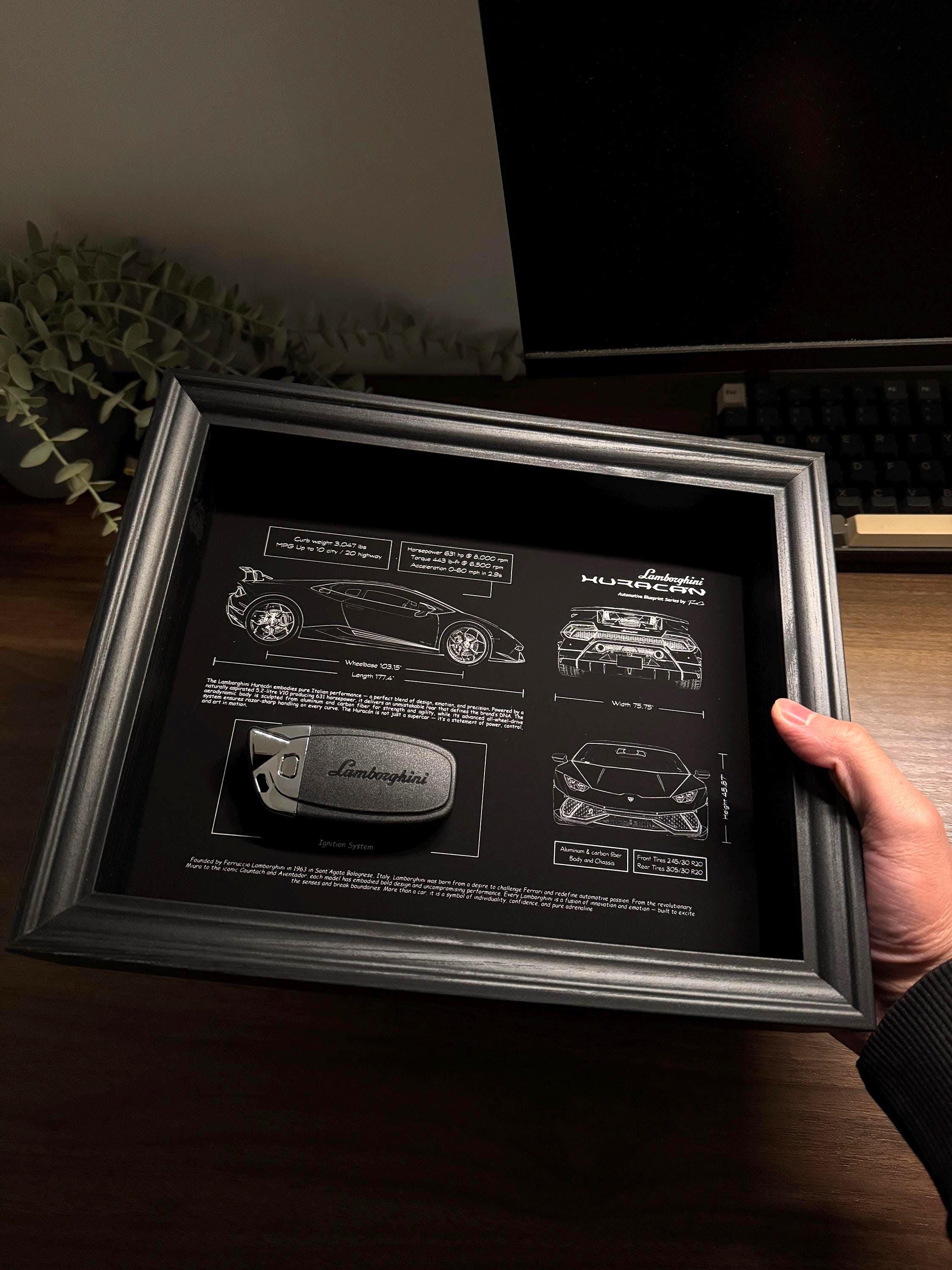 Lamborghini Huracán Blueprint & Key Frame