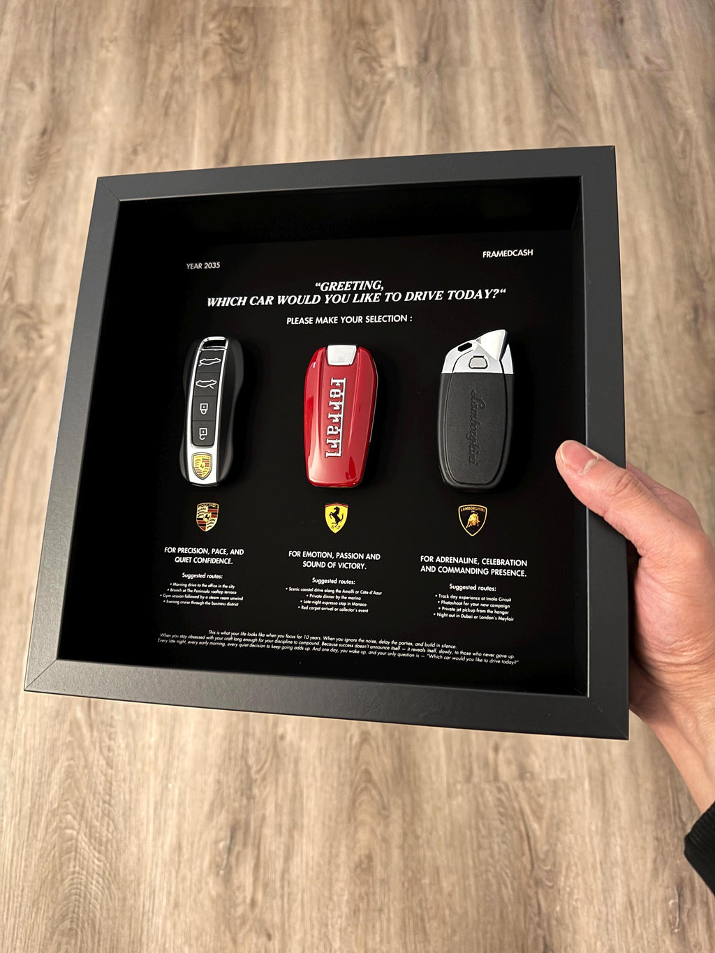 The Choice Screen Frame - Supercar Trinity Collection