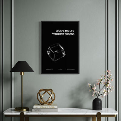 Motivational Poster Frame Poster Framed (A3 Size)