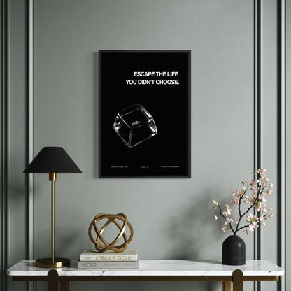 Motivational Poster Frame Poster Framed (A3 Size)