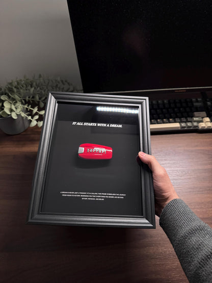 "It All Starts With A Dream" Frame - Ferrari Edition