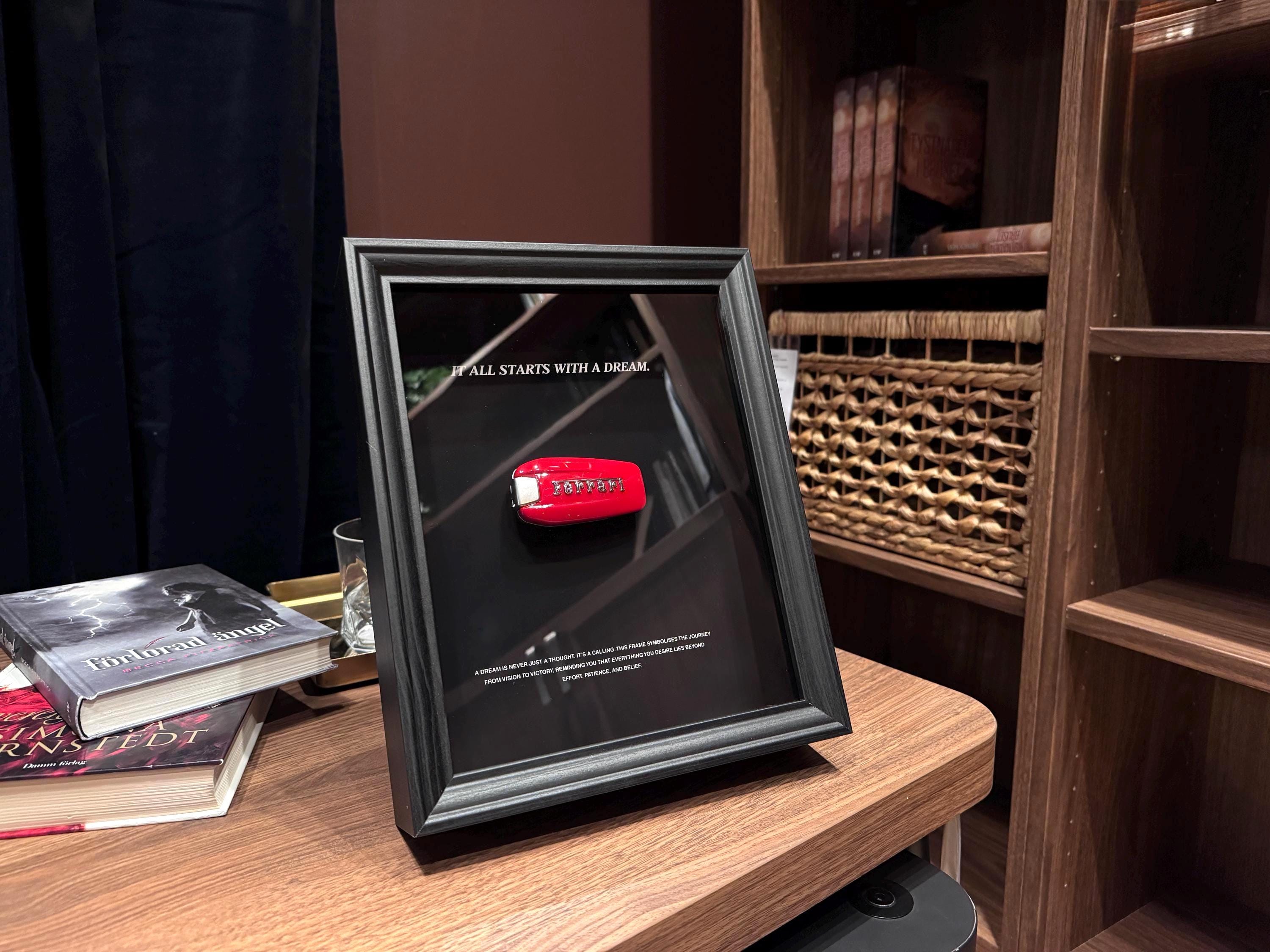 "It All Starts With A Dream" Frame - Ferrari Edition