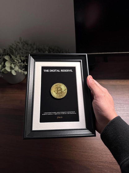 Mini Bitcoin Frame - The Digital Reserve