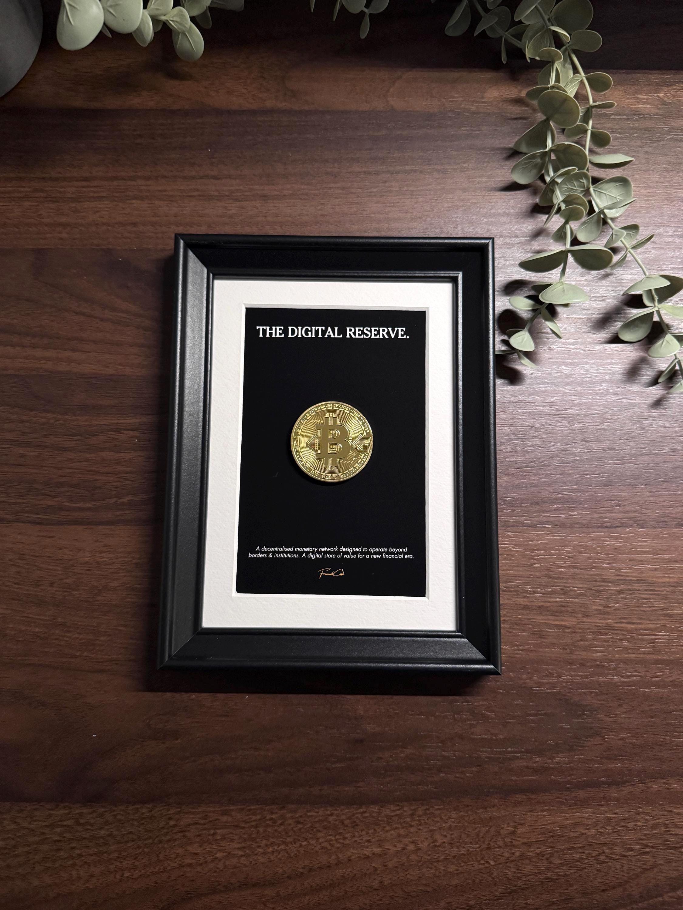 Mini Bitcoin Frame - The Digital Reserve