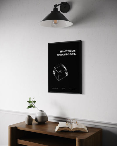 Motivational Poster Frame Poster Framed (A3 Size)