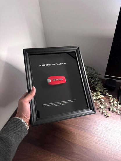"It All Starts With A Dream" Frame - Ferrari Edition