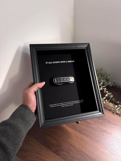 "It All Starts With A Dream" Frame - Porsche Edition