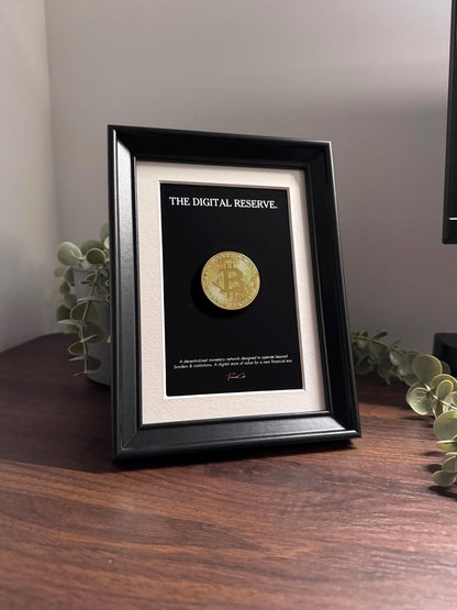 Mini Bitcoin Frame - The Digital Reserve