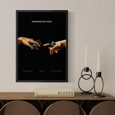 Exchange of Value - Framed Poster (A3 Size)