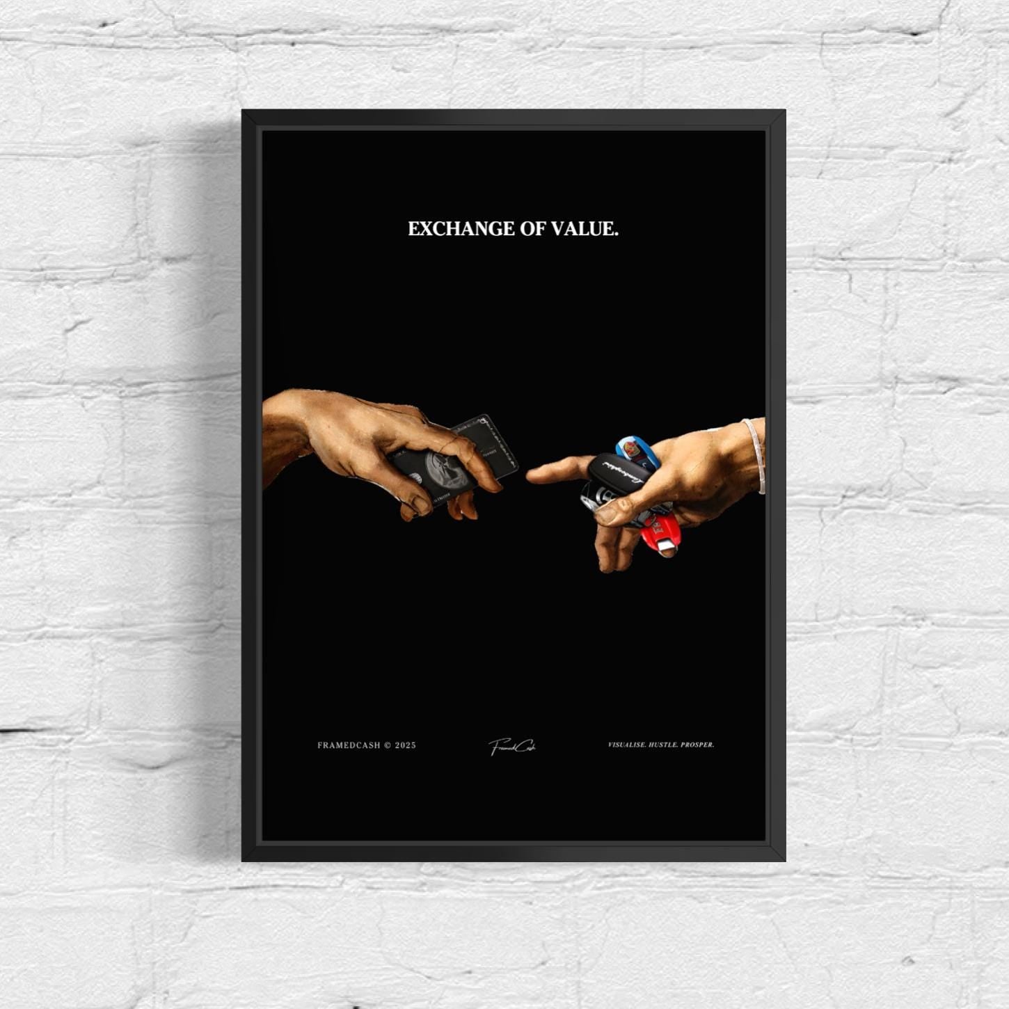 Exchange of Value - Framed Poster (A3 Size)
