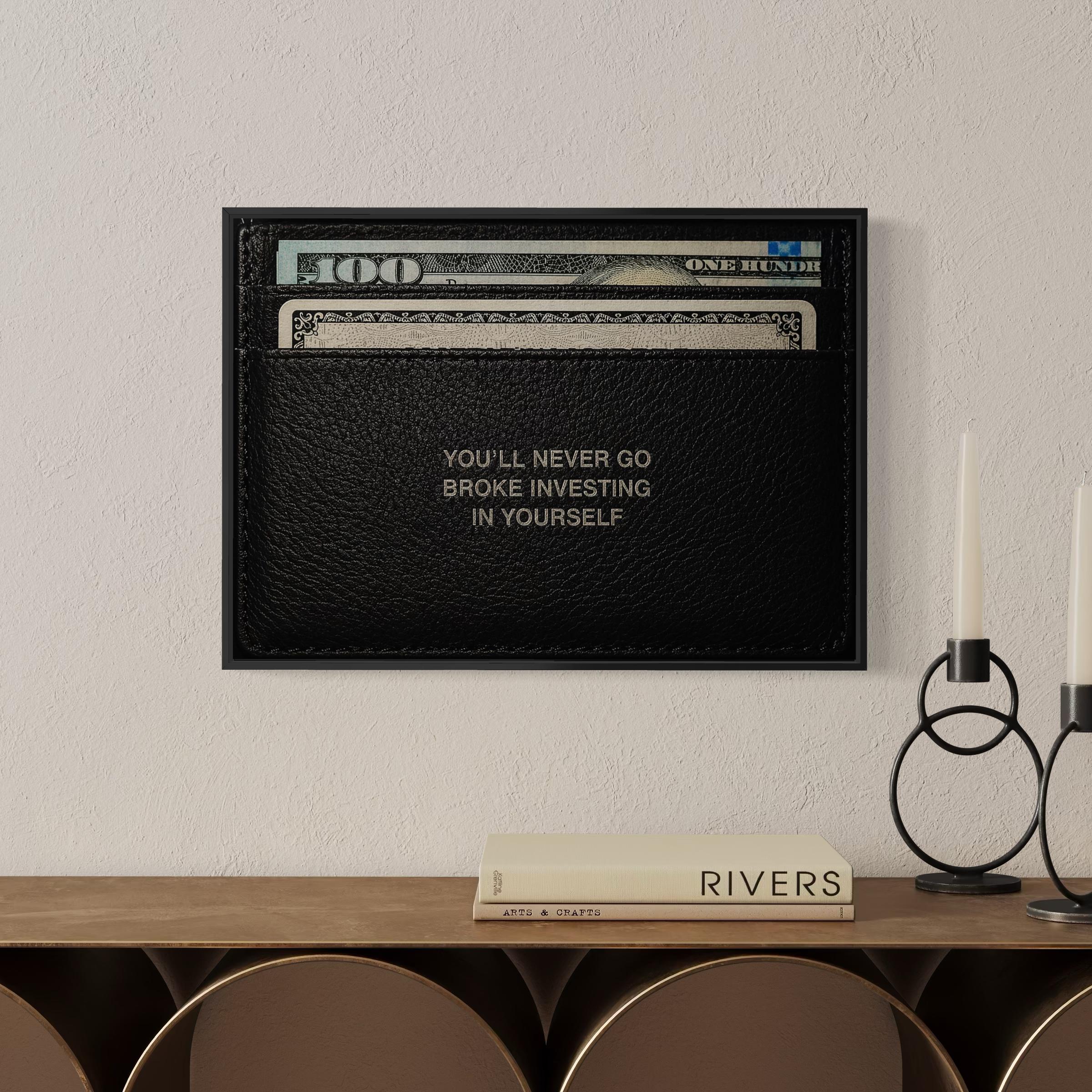 Invest in Yourself - Framed Poster (A3 Size)