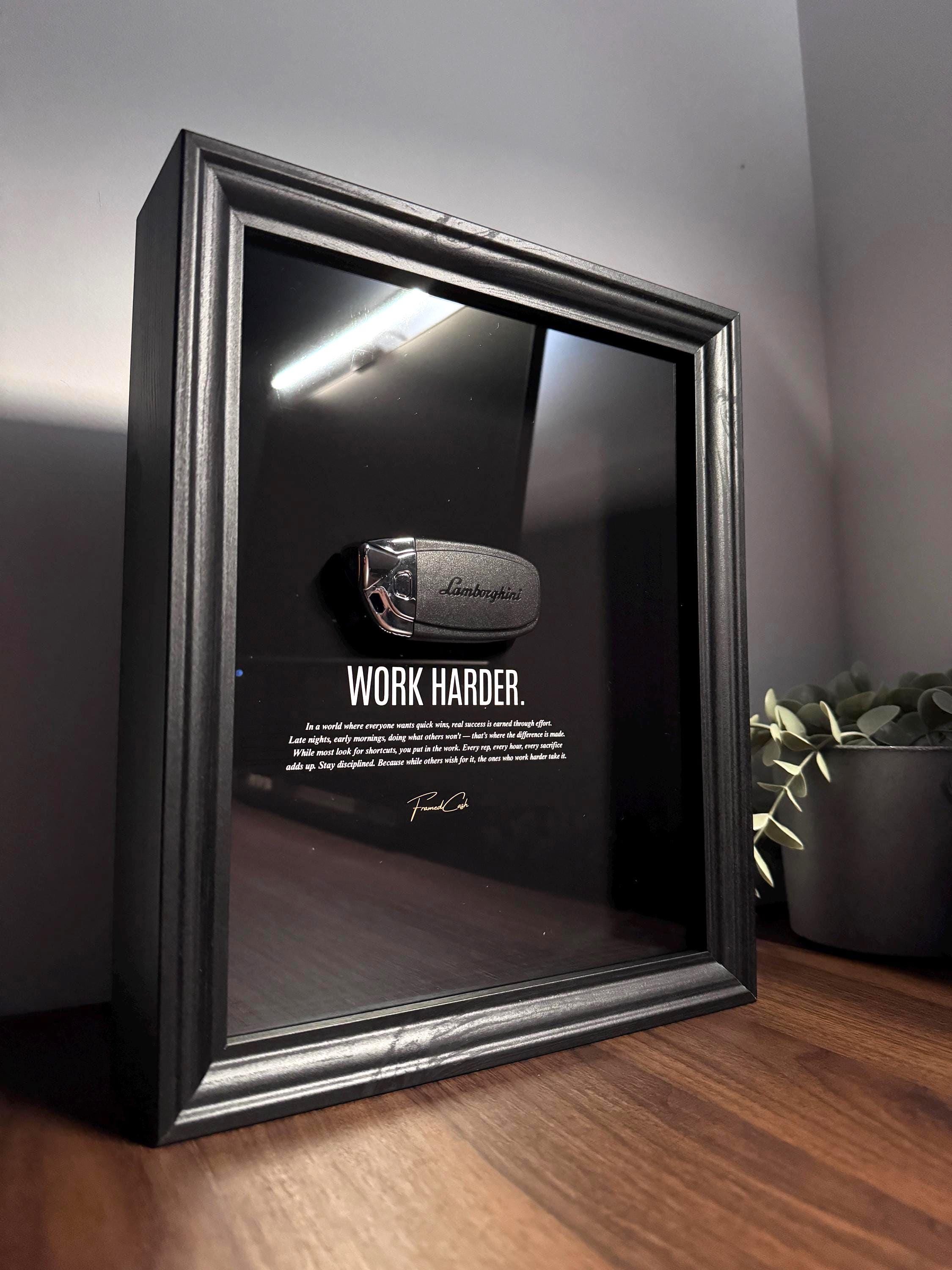 Lamborghini Key – Work Harder Frame