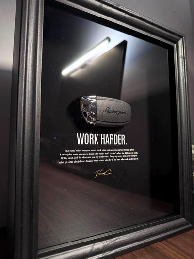 Lamborghini Key – Work Harder Frame