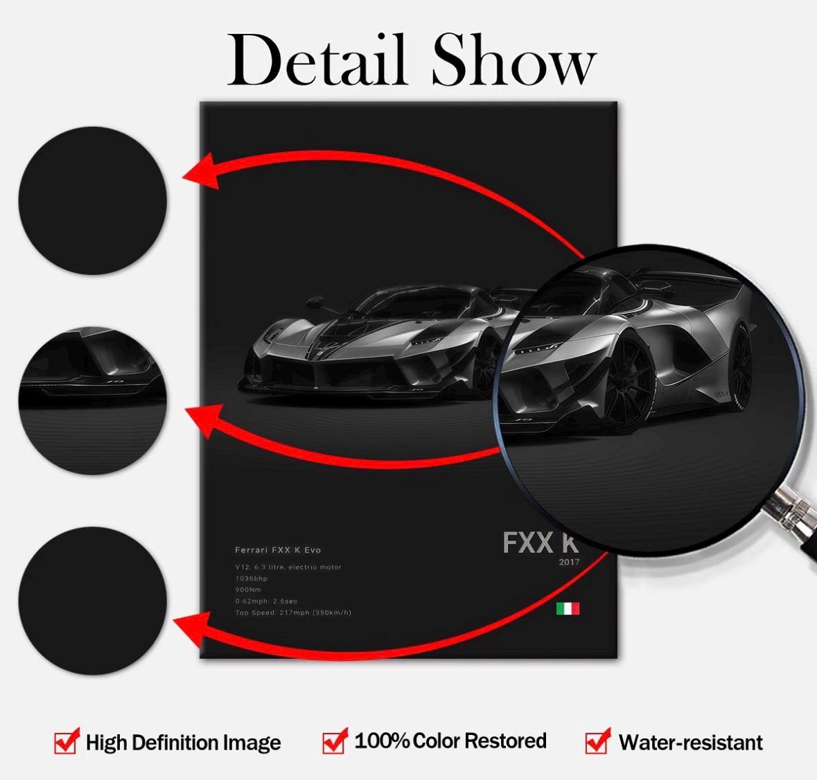 FXX K – Track-Bred Power - Wooden Canvas Poster