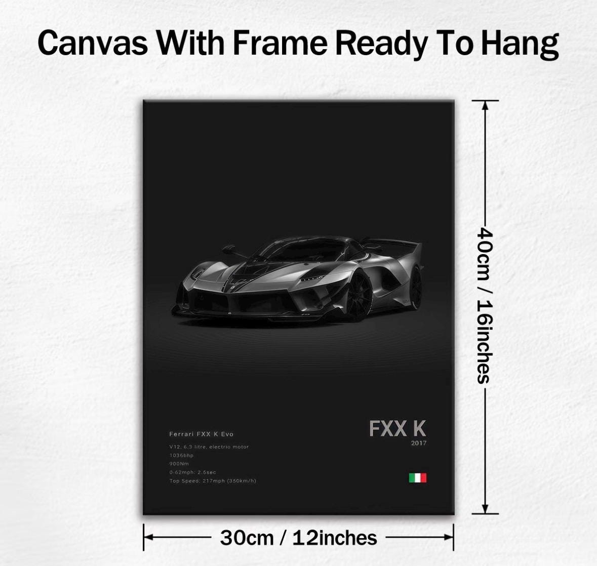 FXX K – Track-Bred Power - Wooden Canvas Poster