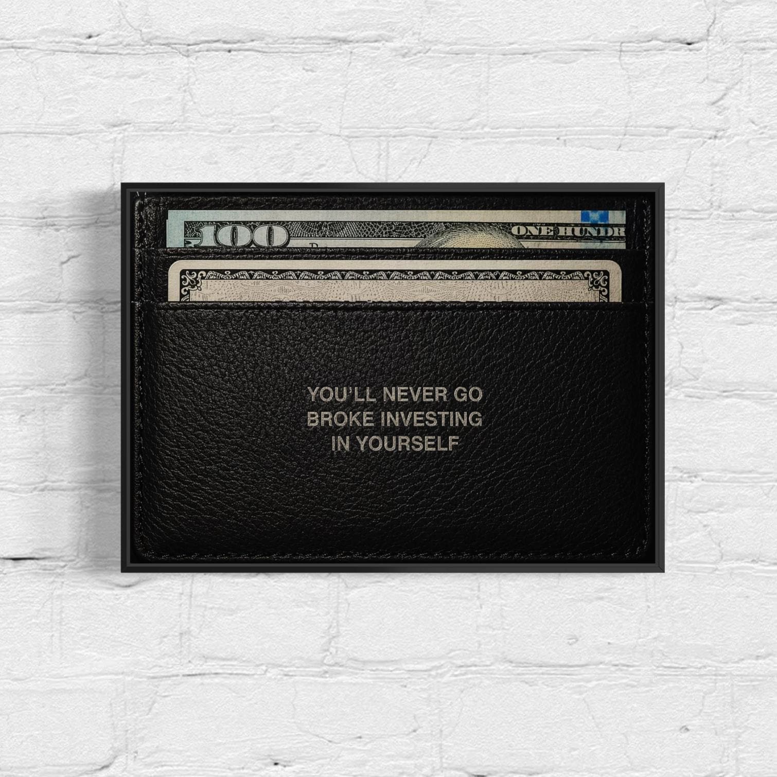 Invest in Yourself - Framed Poster (A3 Size)