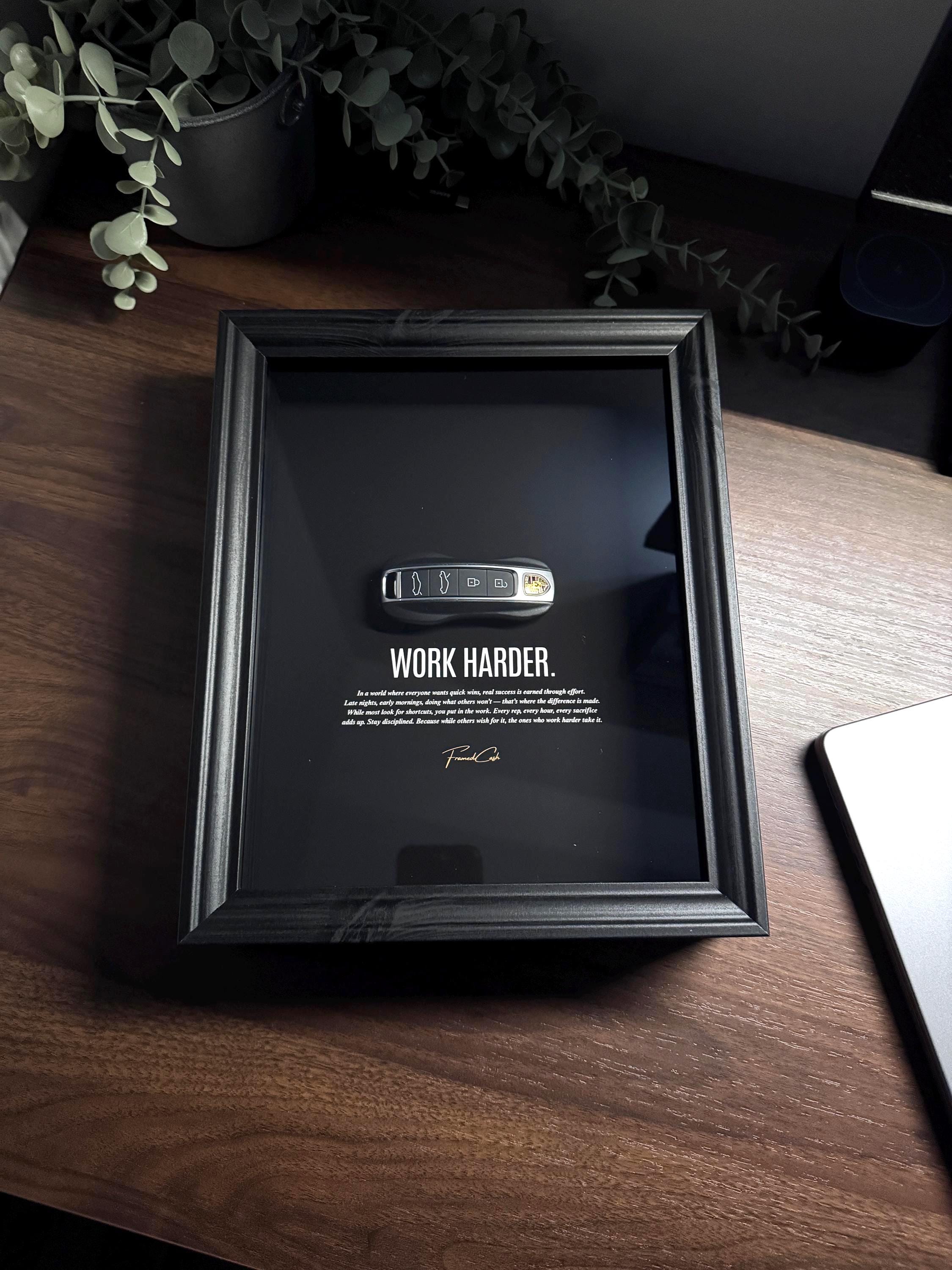 Porsche Key – Work Harder Frame