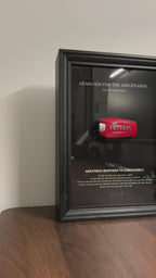 Designed for the Disciplined - Motivational Ferrari Key Frame (Black Edition)