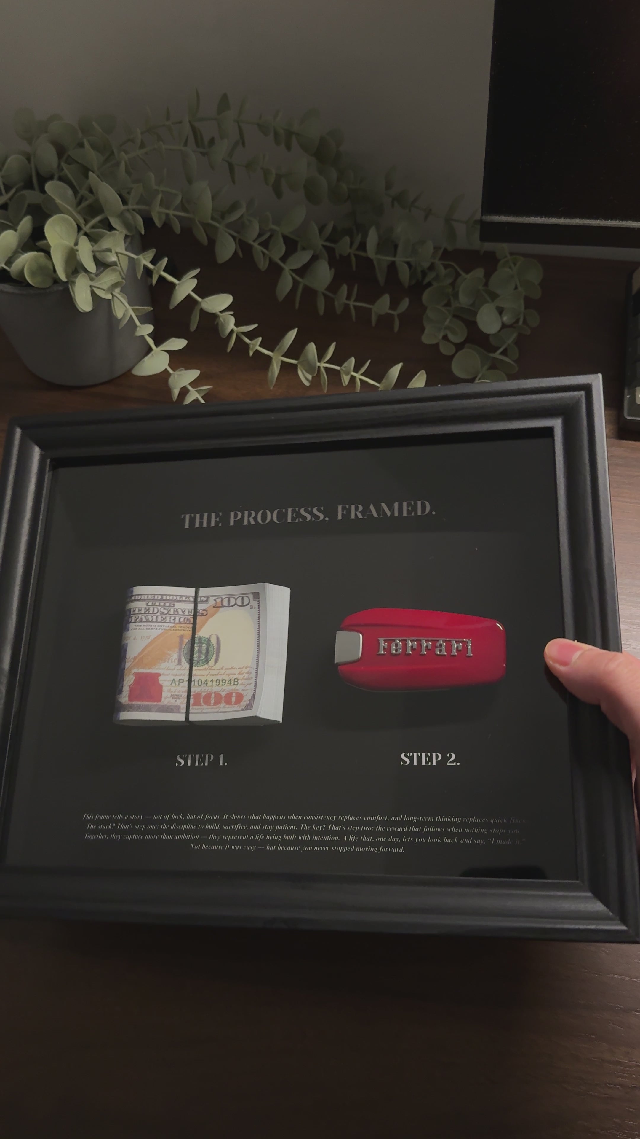 The Process, Framed -  Ferrari & USD Edition